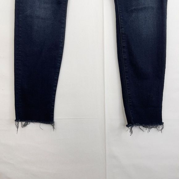 Mother The Looker Ankle Frayed Hem Jeans - Picture 2 of 14